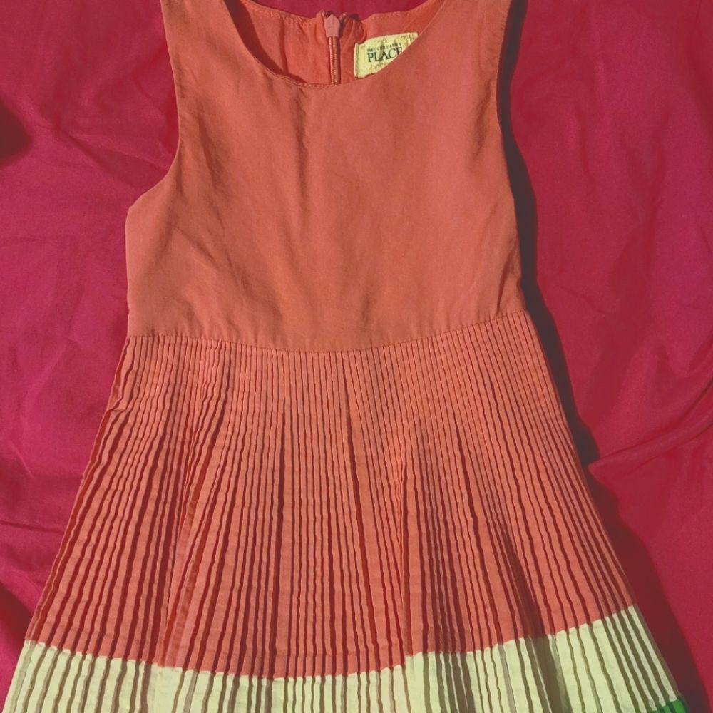 Children's Place Pleated Sleeveless Dress